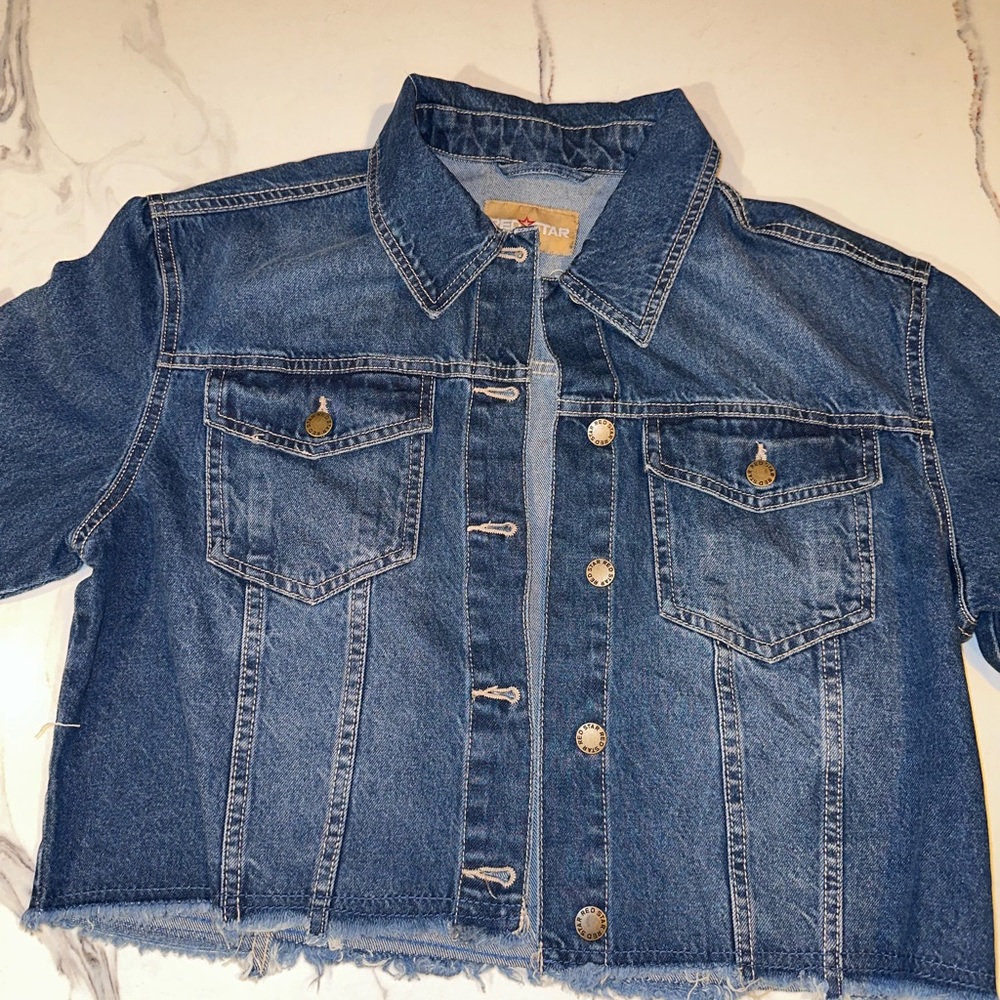 Red Star Jean Jacket
